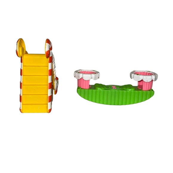 Vintage 1982 Playskool Candy Land Kids Playground Swing Teeter Totter Slide - Picture 8 of 11